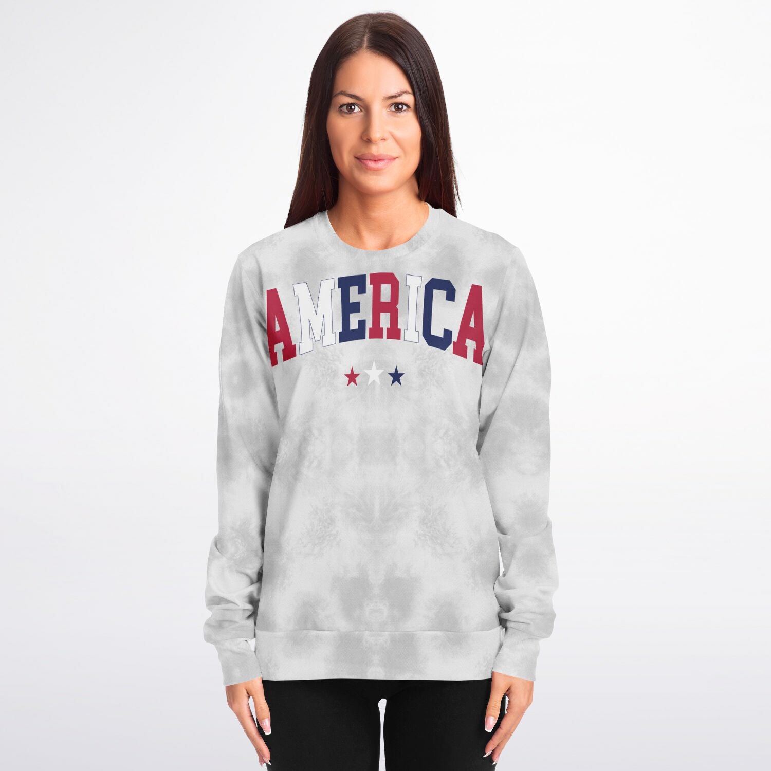 America Grey Ladies Sweatshirt