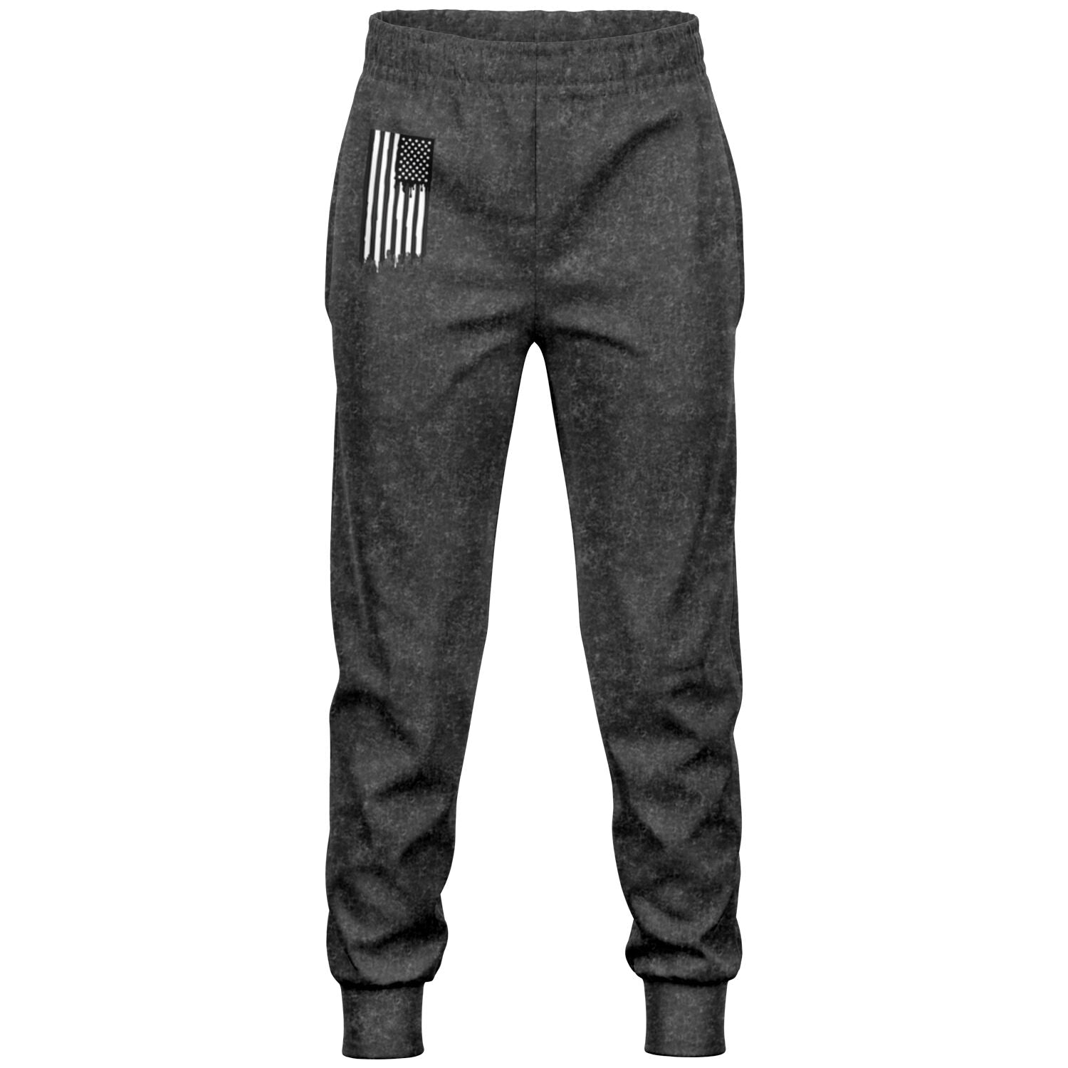 America Drip Black Acid Wash Kids/Youth Jogger