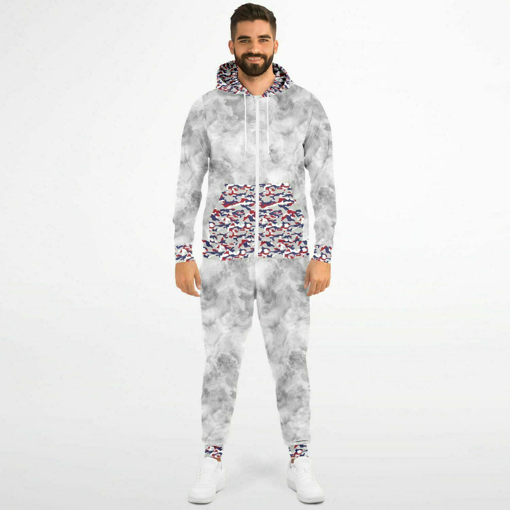 Men's Patriotic Camo Zip hoodie & Jogger