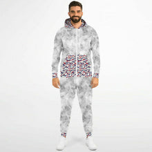 Load image into Gallery viewer, Men&#39;s Patriotic Camo Zip hoodie &amp; Jogger
