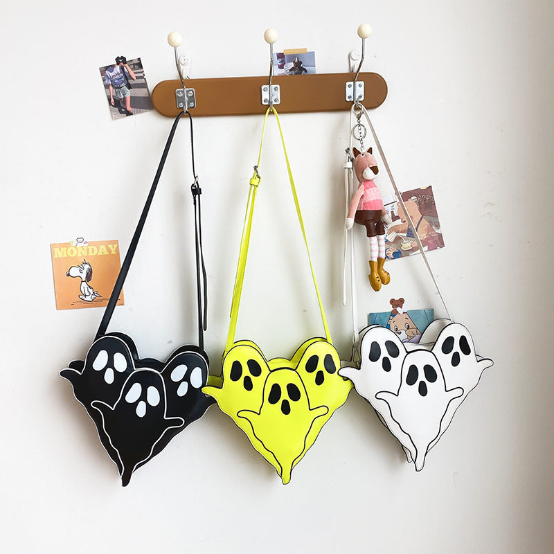 Halloween Ghost Cartoon Crossbody Shoulder Bag