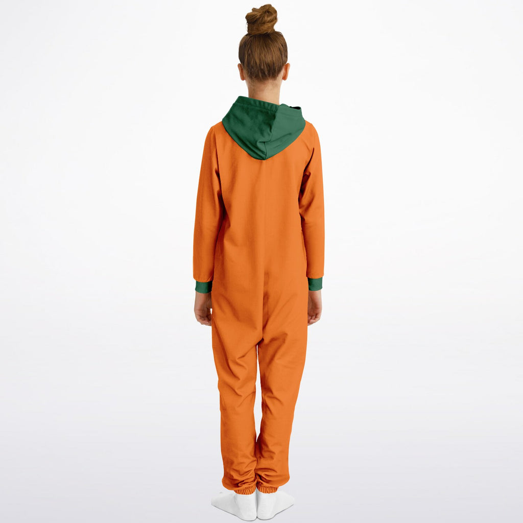 Halloween Pumpkin Kids Jumpsuit