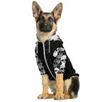 Pile of skulls Fashion Dog Zip-Up Hoodie