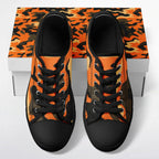 Orange Black Camouflage Urban Peak Low Shoes