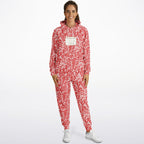 Unisex Adult Red Composition Notebook Costume Hoodie & Jogger set