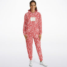 Load image into Gallery viewer, Unisex Adult Red Composition Notebook Costume Hoodie &amp; Jogger set
