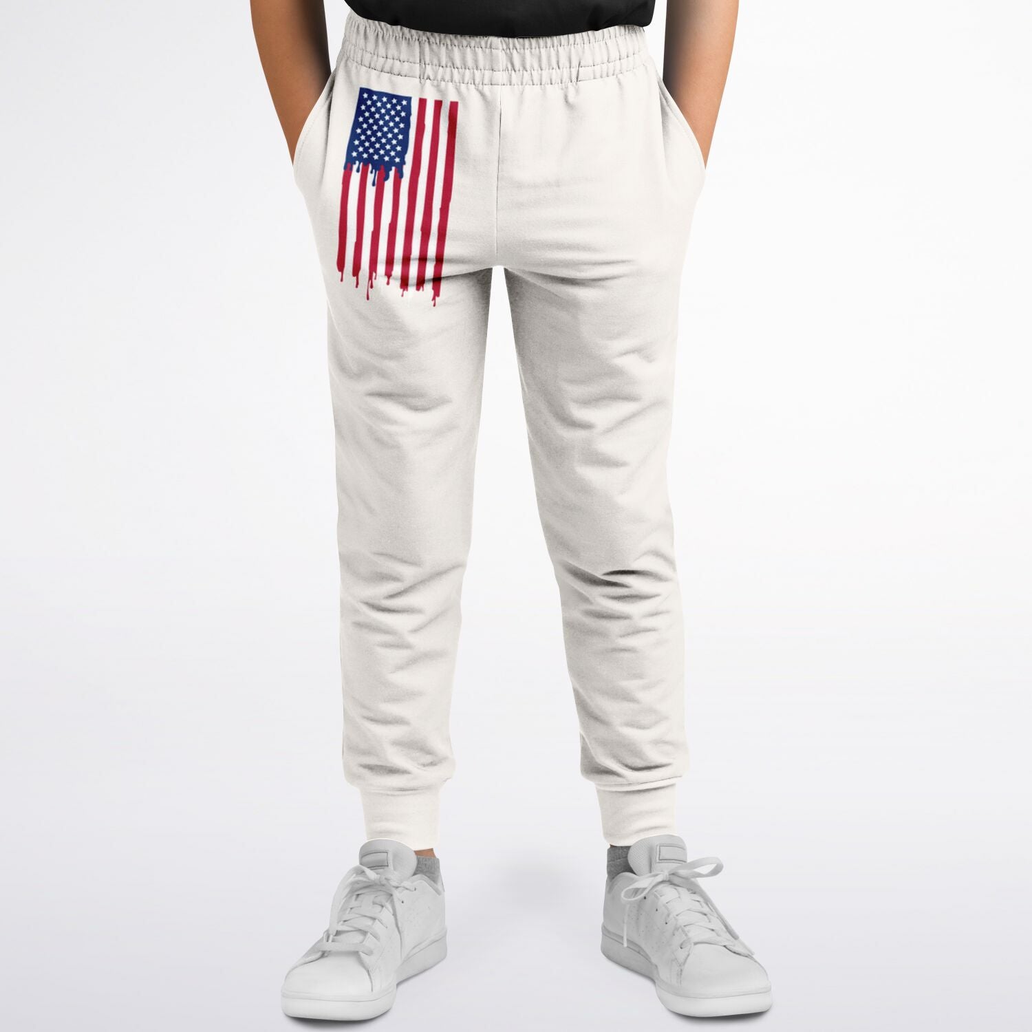 American Flag Drip Kids/Youth Joggers