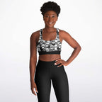 Pile of Skulls Padded Sports Bra