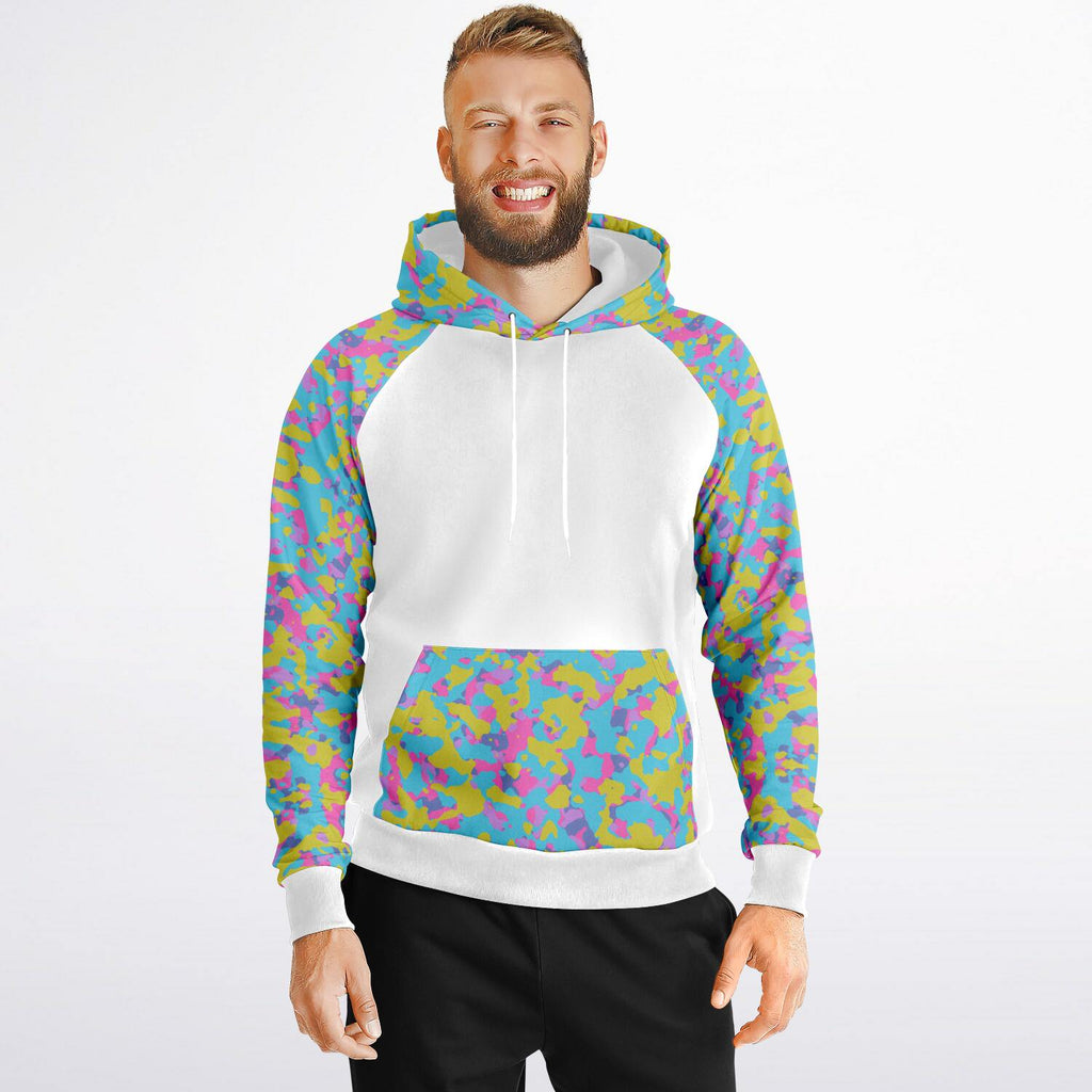 Ladies Easter Camo Raglan Hoodie
