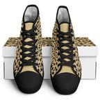 Cheetah Print High Top Shoes