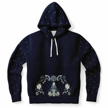 Load image into Gallery viewer, Blue Winter Xmas Tree Hoodie
