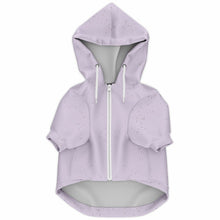 Load image into Gallery viewer, Purple Spackled Fashion Dog Zip-Up Hoodie
