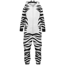 Load image into Gallery viewer, Kids Unisex Zebra Jumpsuit
