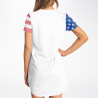 American Heart T-Shirt Dress