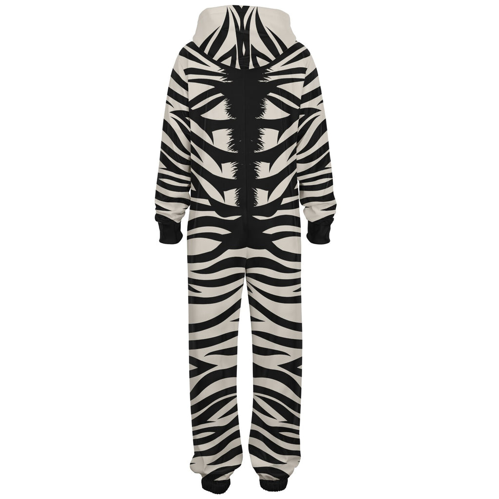 Men's Tan Zebra Jumpsuit