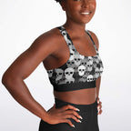 Pile of Skulls Padded Sports Bra