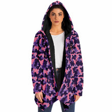 Load image into Gallery viewer, Purple Camo Microfleece Cloak
