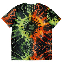 Load image into Gallery viewer, Ladies Tie Dye Eye Halloween T-shirt
