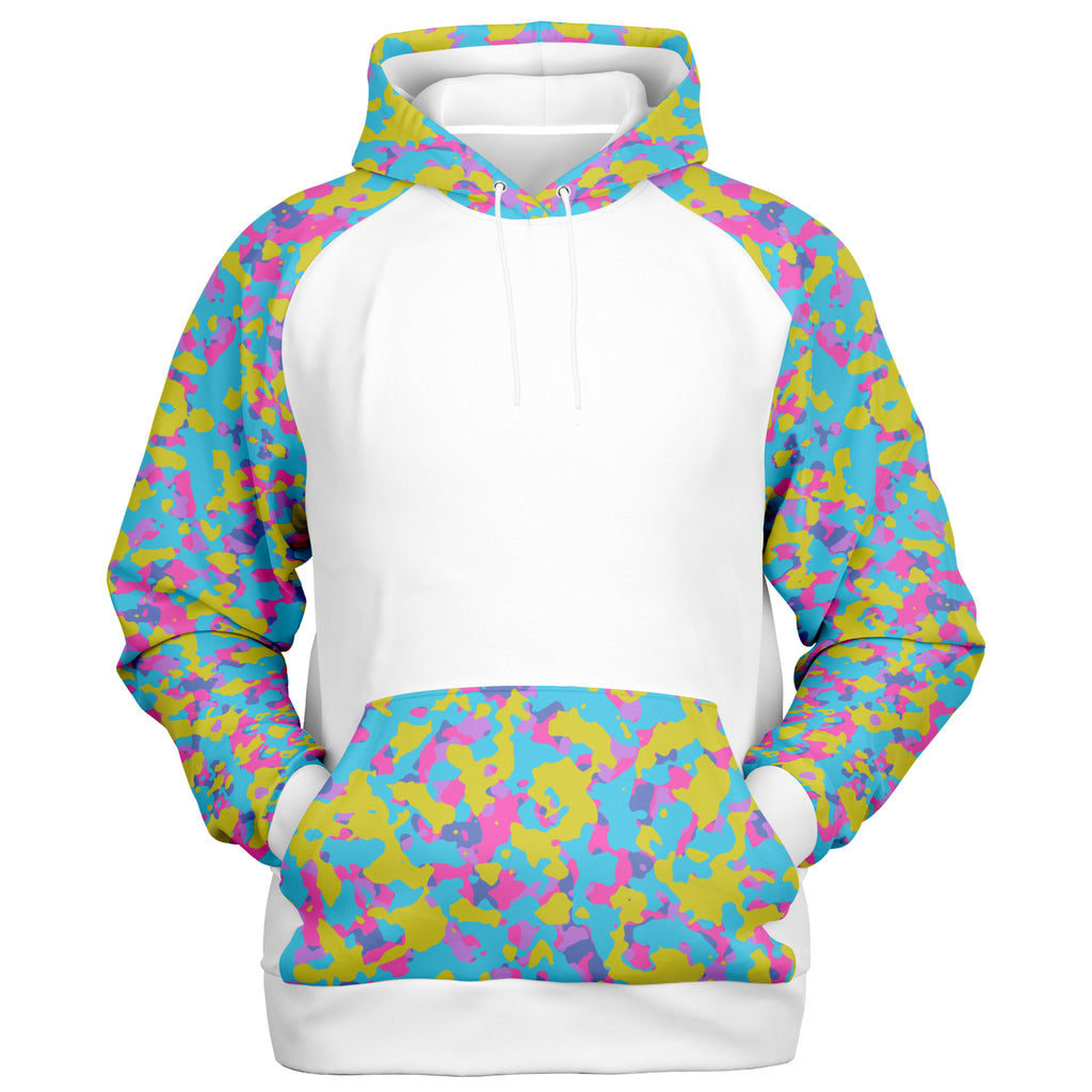 Ladies Easter Camo Raglan Hoodie
