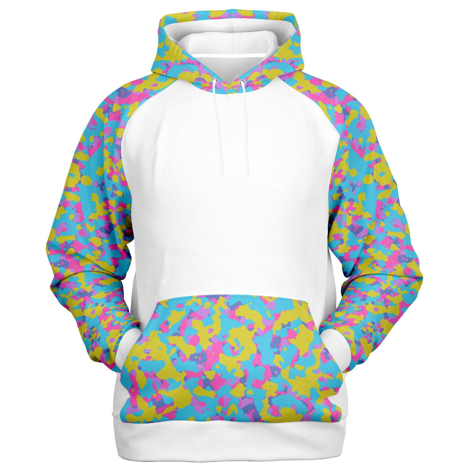 Ladies Easter Camo Raglan Hoodie