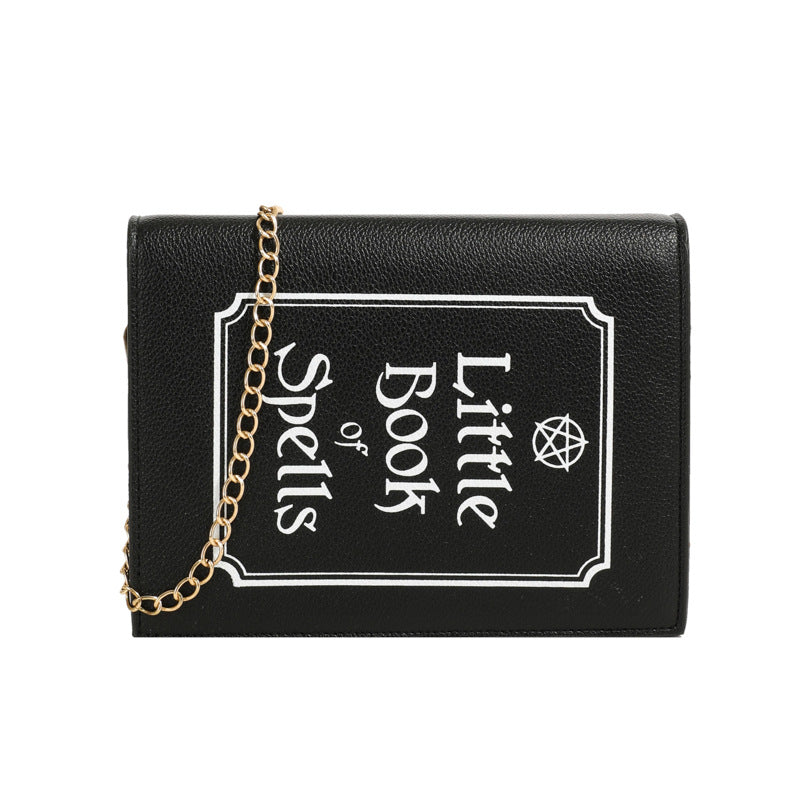 Halloween Spell Book Crossbody Bag