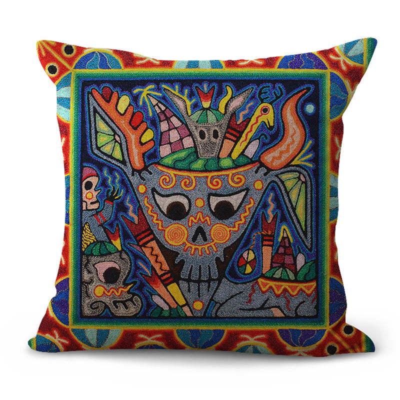 Decorative Pattern Cushion Pastoral Pillow