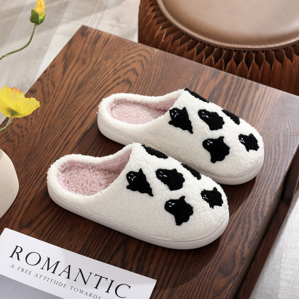 Halloween Cotton Unisex Indoor Home Slippers