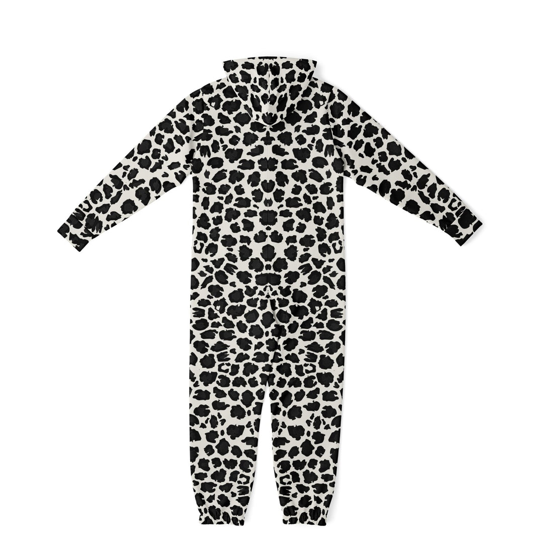 Ladies Snow Leopard Jumpsuit