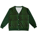 Golden Antler Green Cardigan