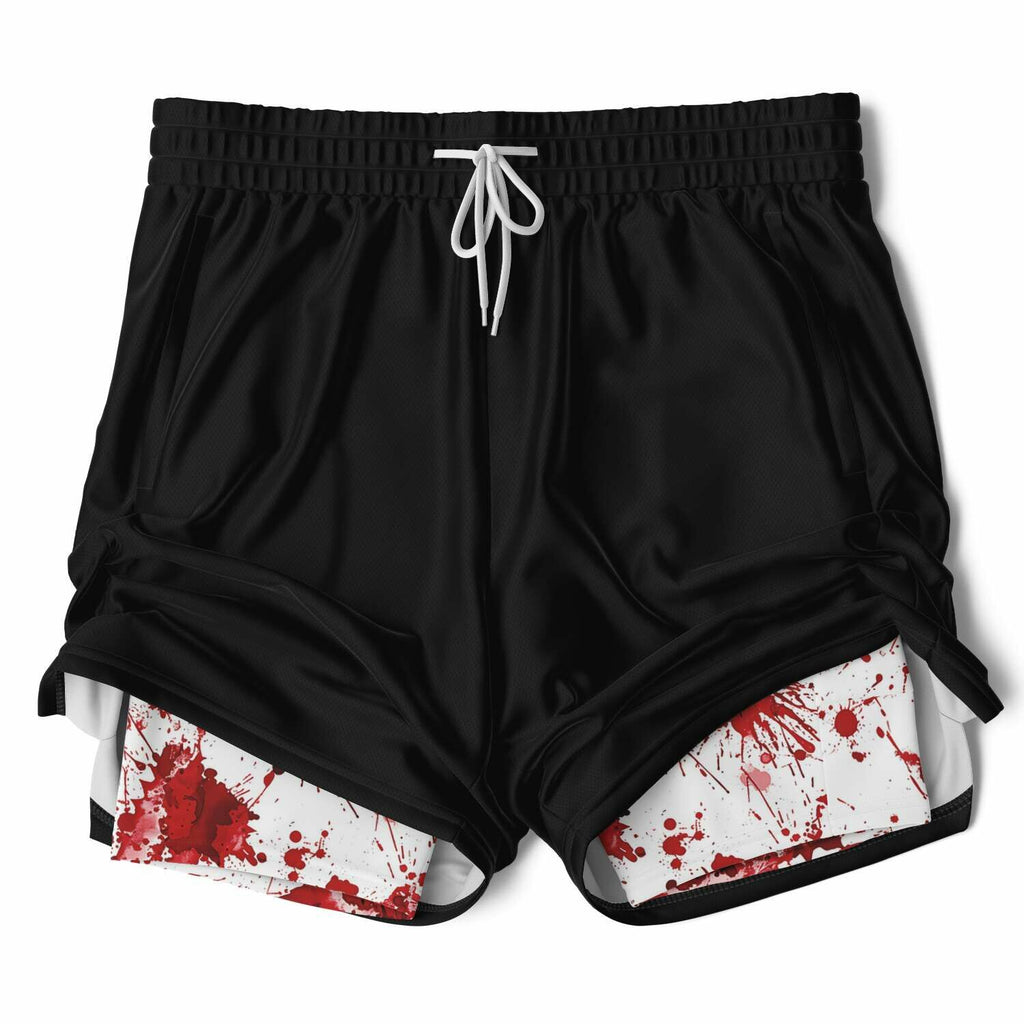 Blood Bath Men's 2-in-1 Shorts