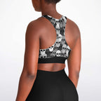 Pile of Skulls Padded Sports Bra