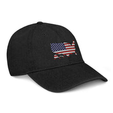 Load image into Gallery viewer, Americas Silhouette Denim Hat
