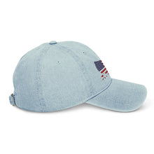 Load image into Gallery viewer, Americas Silhouette Denim Hat
