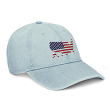 Load image into Gallery viewer, Americas Silhouette Denim Hat
