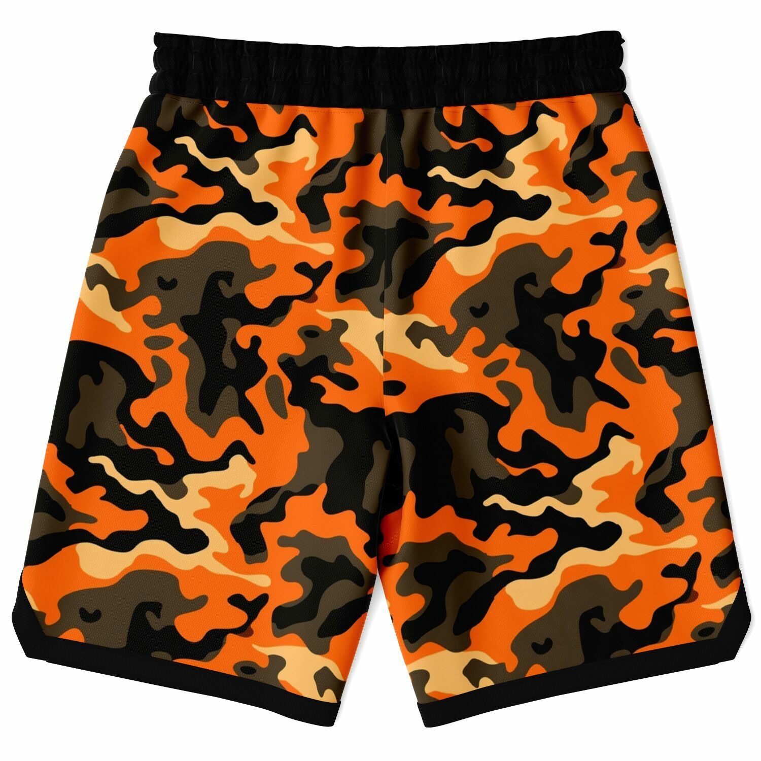 Orange Camo Basketball Shorts