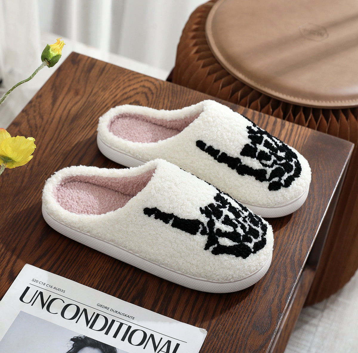 Halloween Cotton Unisex Indoor Home Slippers