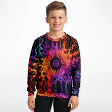 Load image into Gallery viewer, Kids/Youth Tie Dye Eye Sweatshirt
