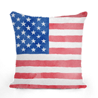 Stars and Stripes Sequin Cushion Cover