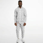 Men's Inflated American flag Athletic Zip hoodie & Jogger