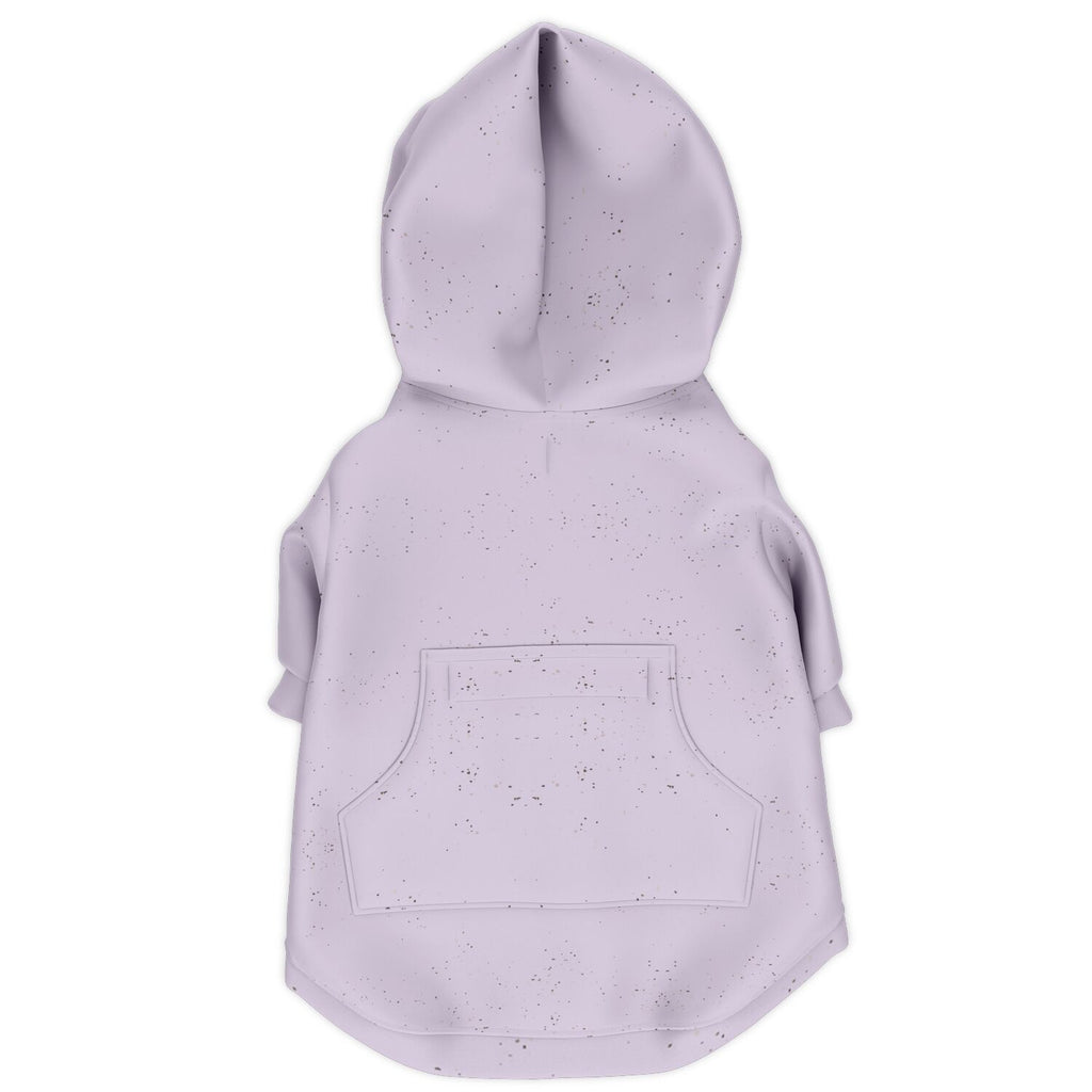 Purple Spackled Fashion Dog Zip-Up Hoodie