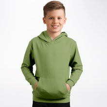 Load image into Gallery viewer, Moss Green Fashion Kids Hoodie
