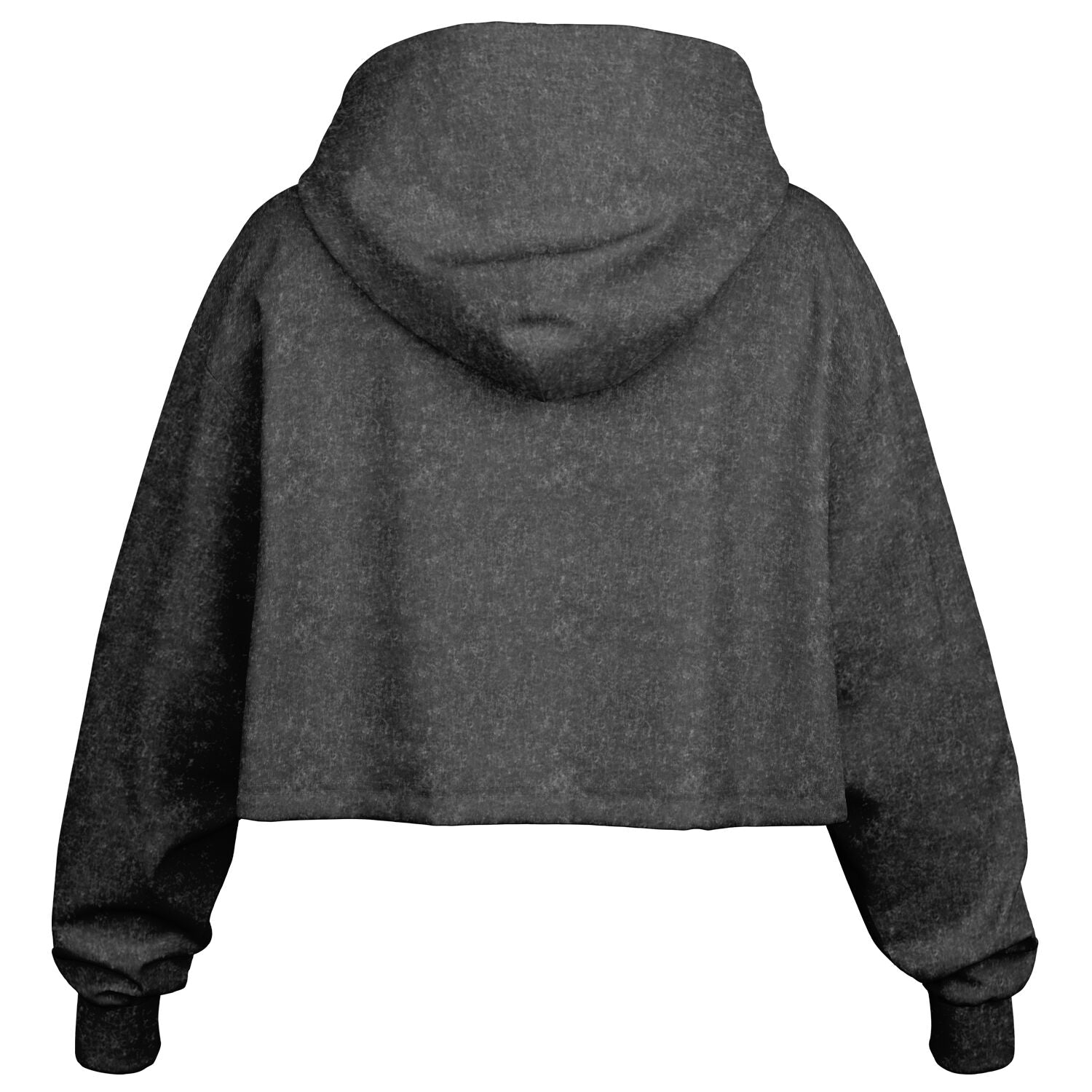 Ladies America Black Acid Wash Dance Hoodie