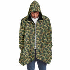 Green Tree Camo Microfleece Cloak
