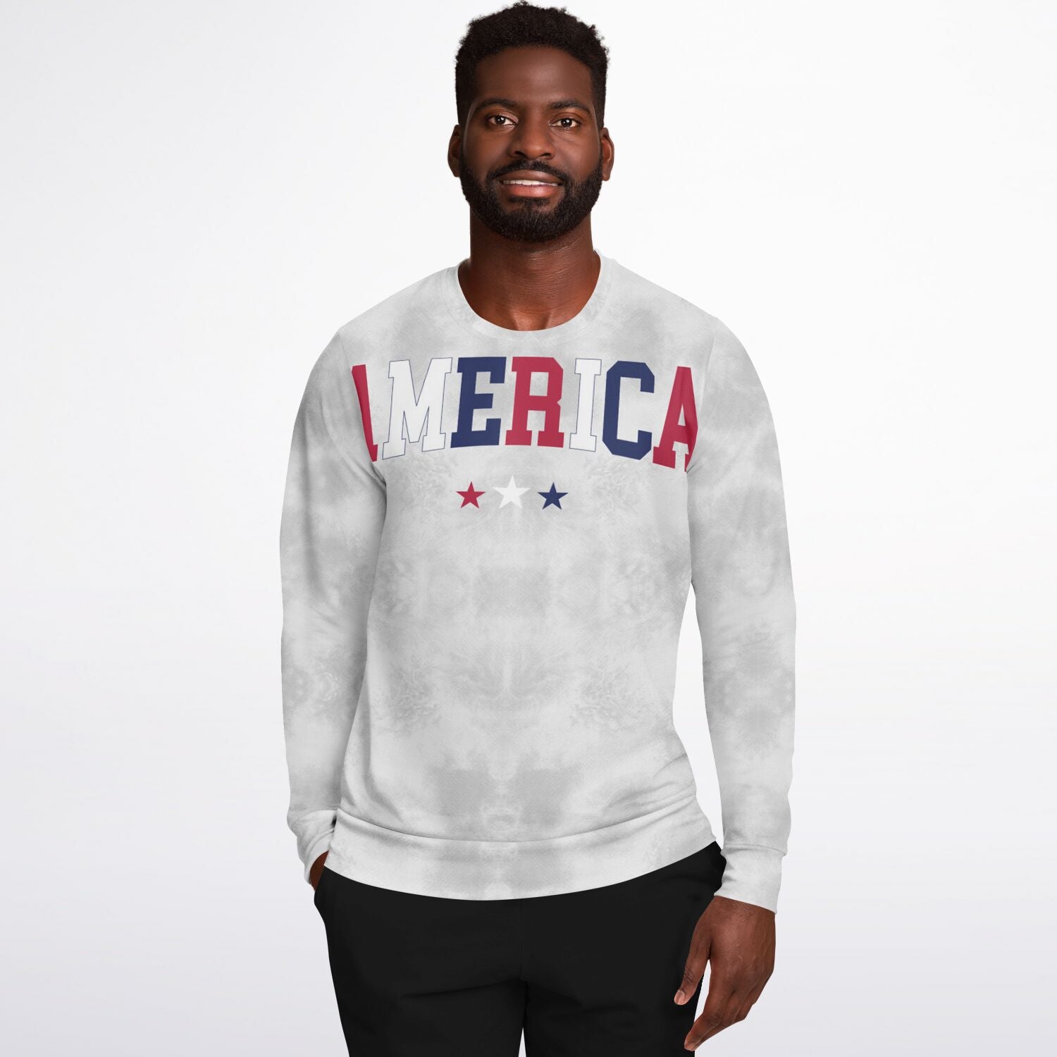 America Grey Ladies Sweatshirt