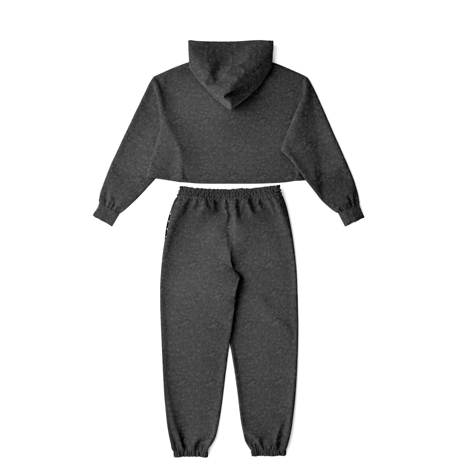 Ladies America Black Acid Wash Dance Hoodie & Sweatpants Set