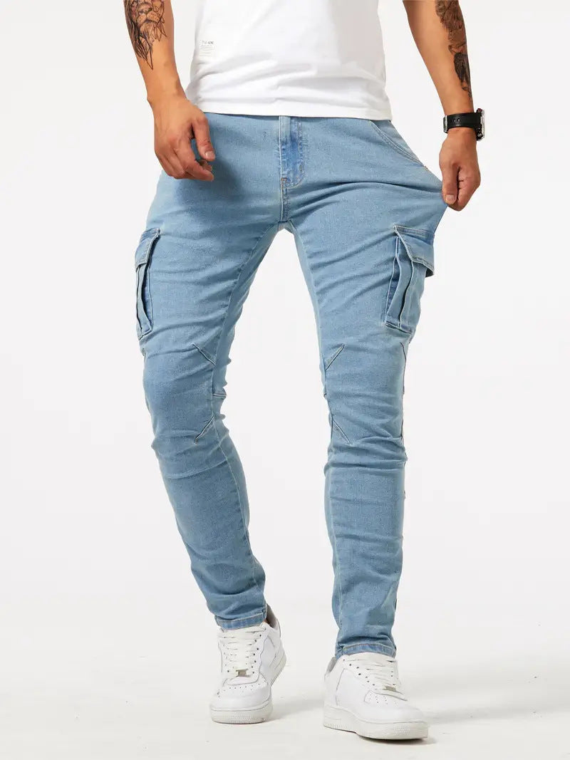 Men's Cotton Cargo Casual Pants