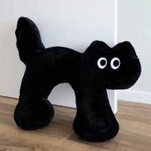 Load image into Gallery viewer, Black Cat Pillow Cushion
