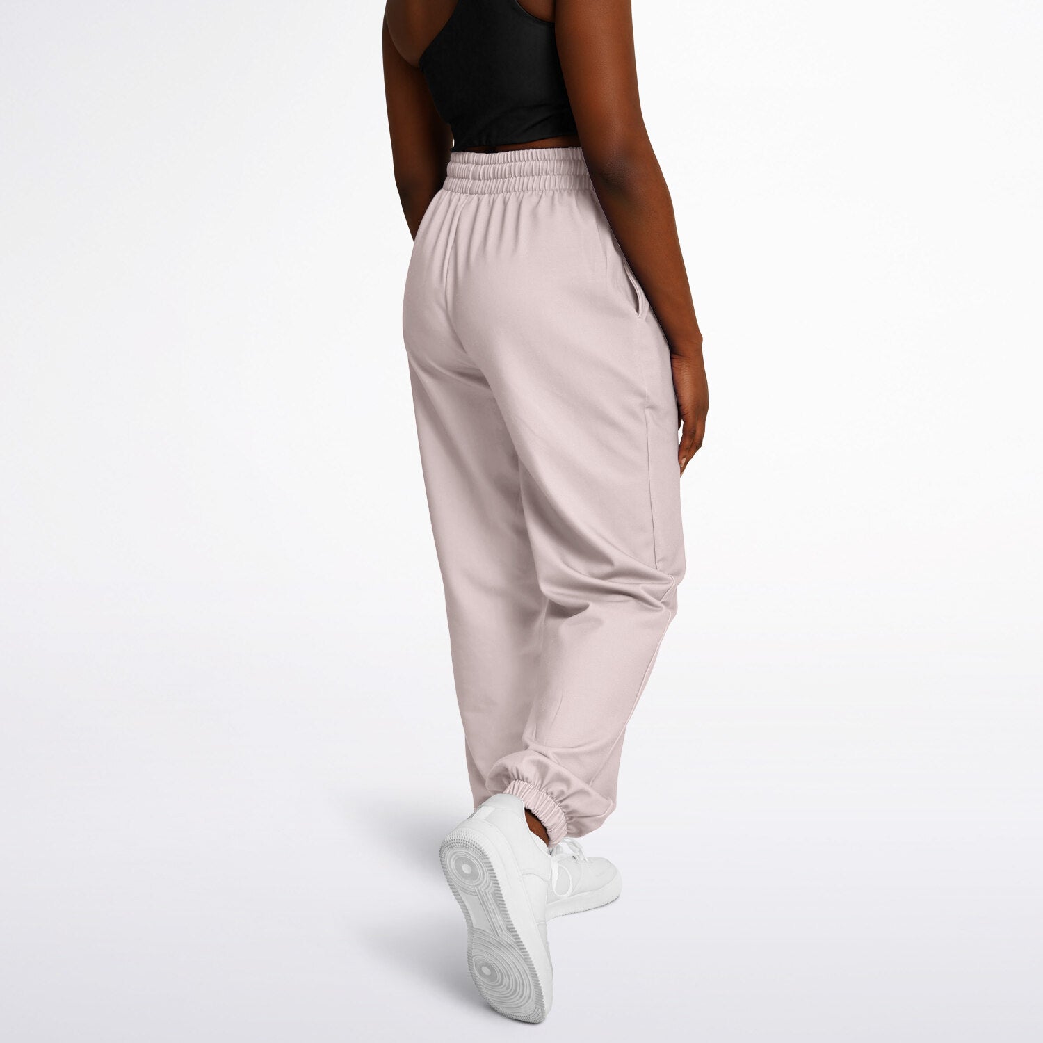 Ladies Faded Pink Fashion Dance Sweatpants