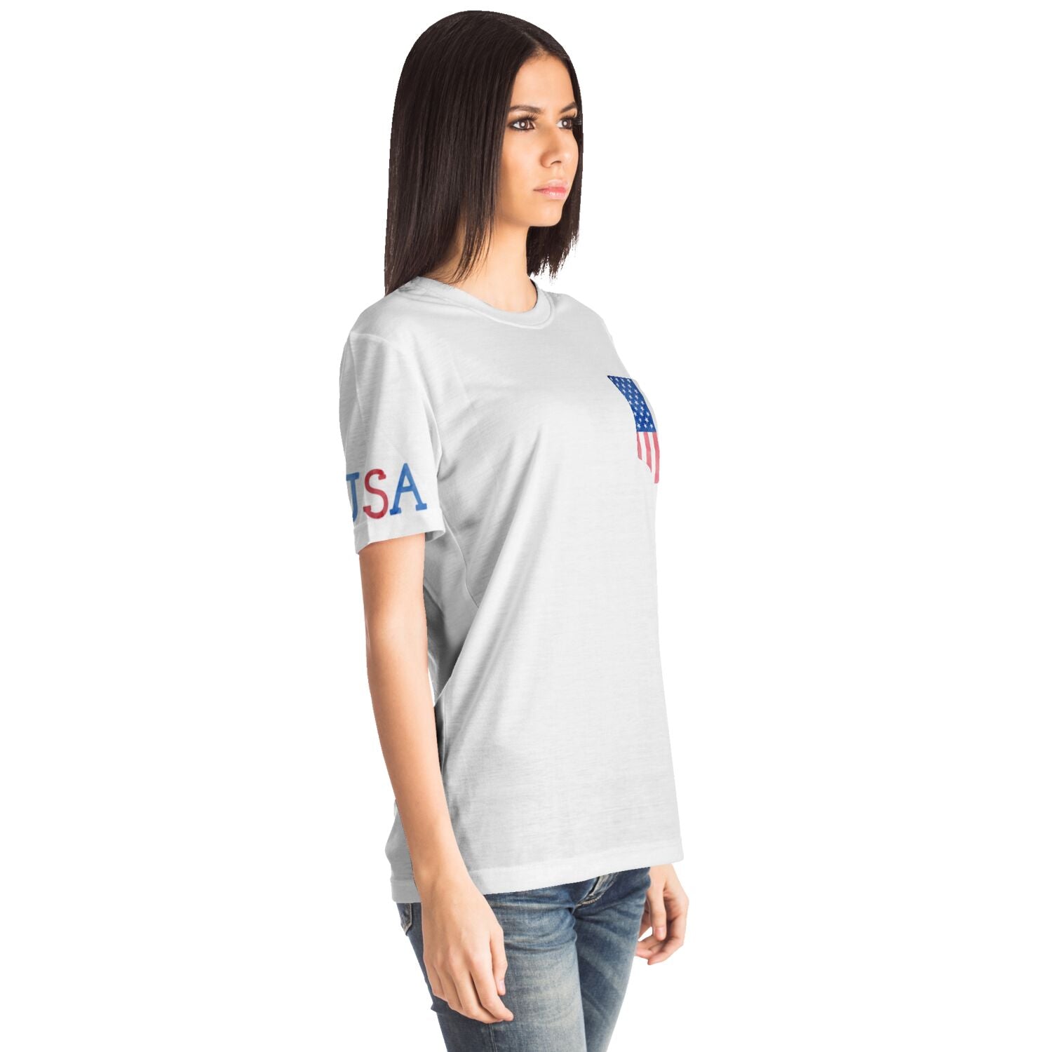 USA Ladies Pocket T-shirt