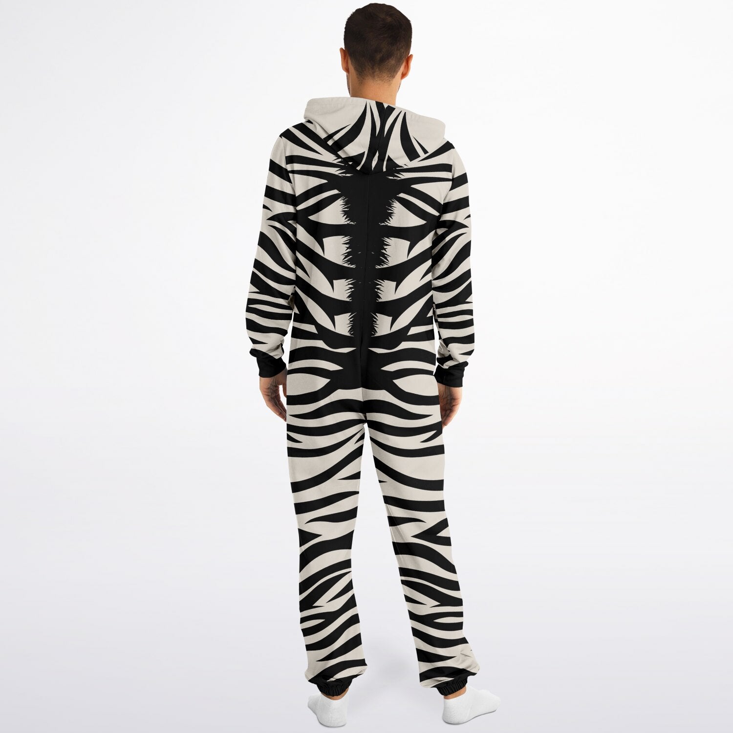 Men's Tan Zebra Jumpsuit